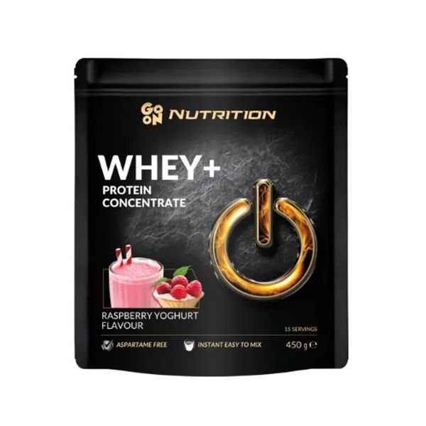 Протеин GoOn Whey WPC, 450 грамм Малиновый йогурт,  мл, Go On Nutrition. Протеин. Набор массы Восстановление Антикатаболические свойства 