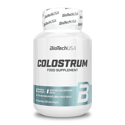 Натуральная добавка Biotech Colostrum, 60 капсул,  мл, BioTech. Hатуральные продукты. Поддержание здоровья 