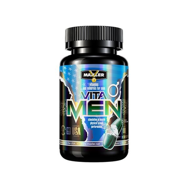 Vita Men, 180 шт, Maxler. Витаминно-минеральный комплекс. Поддержание здоровья Укрепление иммунитета 