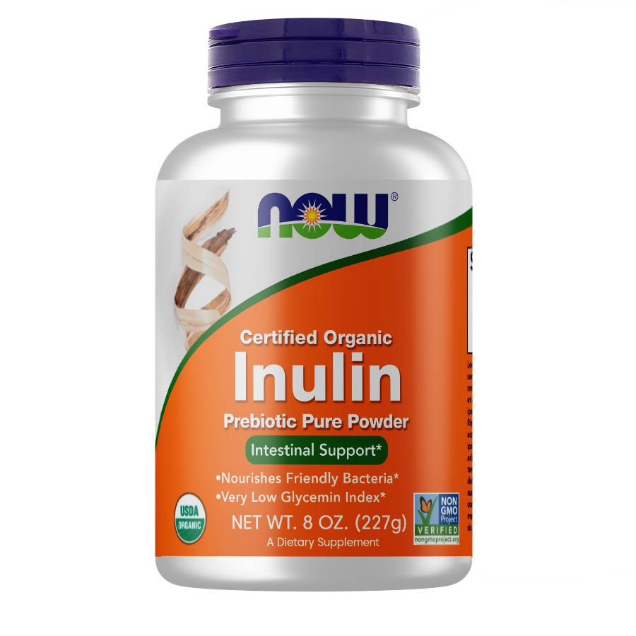 Натуральная добавка NOW Inulin powder, 227 грамм,  мл, Now. Hатуральные продукты. Поддержание здоровья 