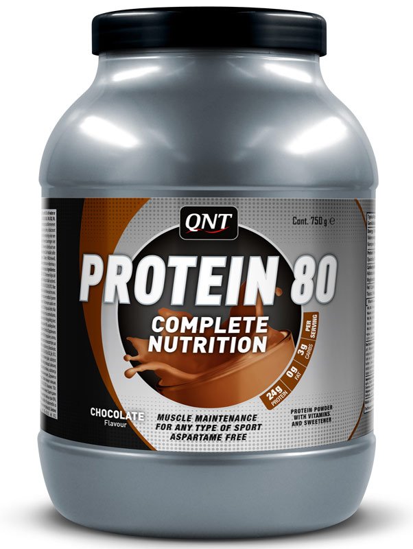 Protein 80, 750 g, QNT. Mezcla de proteínas. 