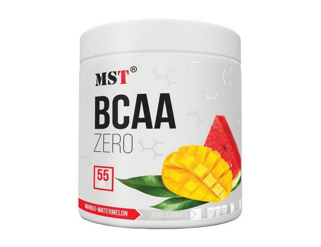Амінокислоти MST Nutrition BCAA Zero 330 g (Mango-Watermelon),  мл, MST Nutrition. BCAA. Снижение веса Восстановление Антикатаболические свойства Сухая мышечная масса 