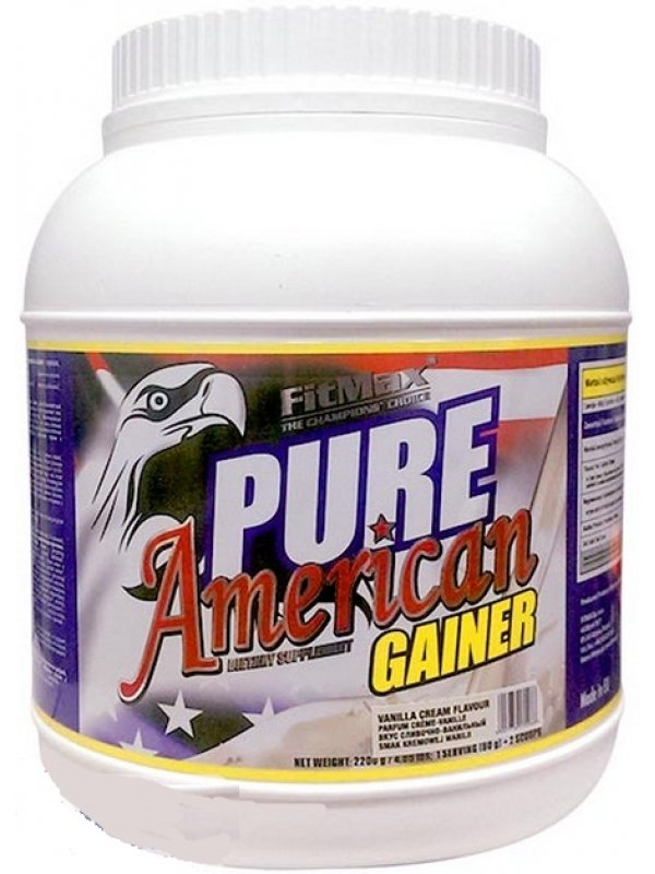 Pure American Gainer, 2200 г, FitMax. Гейнер. Набор массы Энергия и выносливость Восстановление 