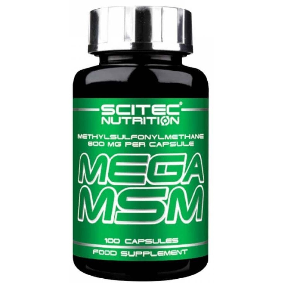 Для суставов и связок Scitec Mega MSM, 100 капсул,  ml, Scitec Nutrition. For joints and ligaments. General Health Ligament and Joint strengthening 