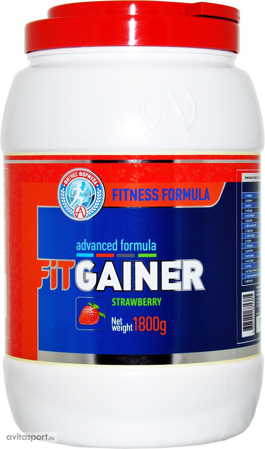 Fit Gainer, 1800 g, Academy-T. Ganadores. Mass Gain Energy & Endurance recuperación 