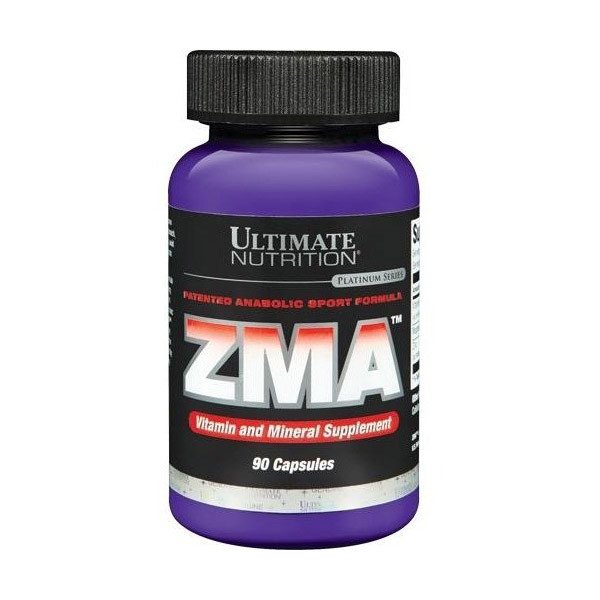 Бустер тестостерона Ultimate Nutrition ZMA (90 капс) зма ультимейт,  мл, Ultimate Nutrition. ZMA (Цинк, Магний и B6),ZMA. Поддержание здоровья Повышение тестостерона 