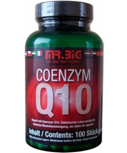 Coenzym Q10, 100 шт, Mr.Big. Коэнзим-Q10. Поддержание здоровья Антиоксидантные свойства Профилактика ССЗ Толерантность к физ. нагрузкам 