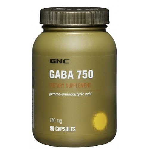 GABA 750, 90 pcs, GNC. Special supplements. 