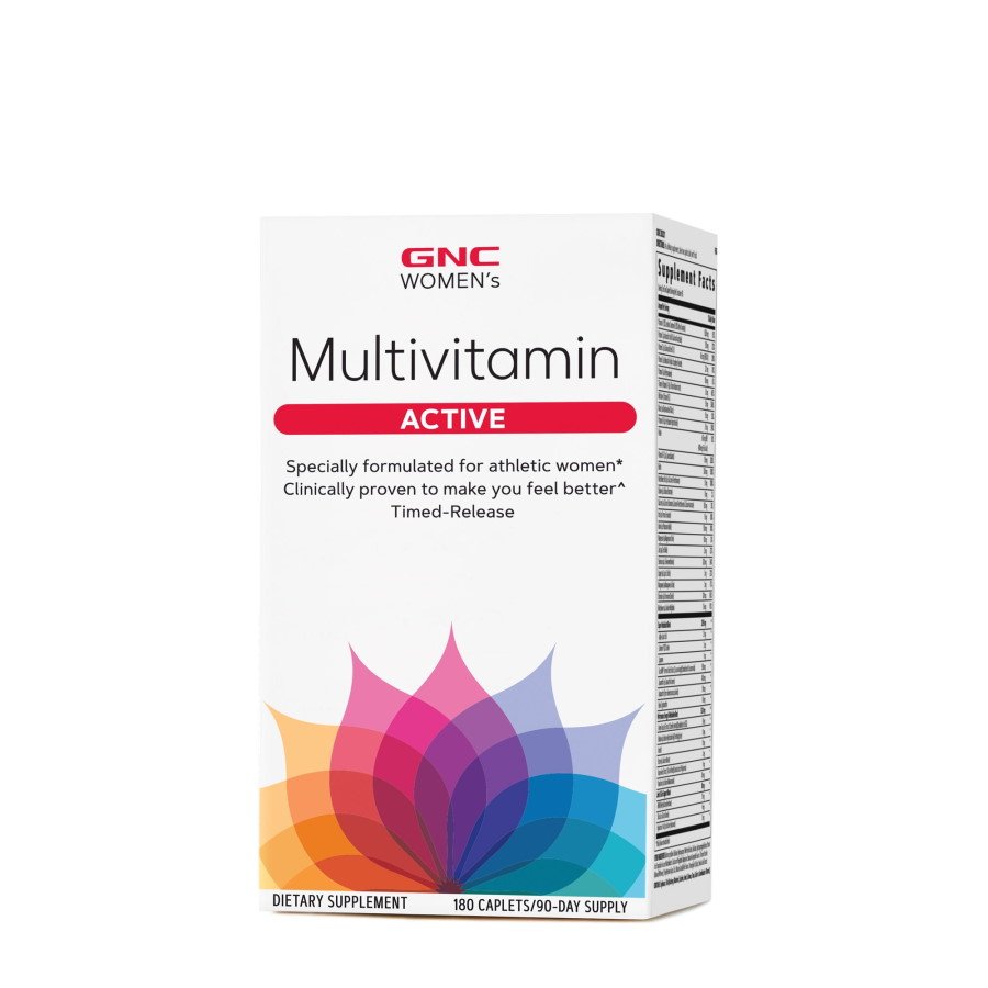 Витамины и минералы GNC Women's Multivitamin Active, 180 каплет,  мл, GNC. Витамины и минералы. Поддержание здоровья Укрепление иммунитета 