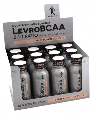 LevroBCAA Shot, 12 piezas, Kevin Levrone. BCAA. Weight Loss recuperación Anti-catabolic properties Lean muscle mass 