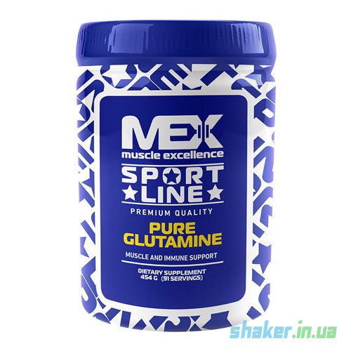 Глютамин MEX Nutrition Pure Glutamine (454 г) мекс нутришн Без добавок,  мл, MEX Nutrition. Глютамин