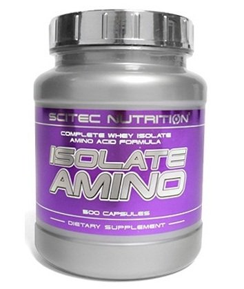 Аминокислота Scitec Isolate Amino, 500 капсул,  мл, Scitec Nutrition. Аминокислоты. 