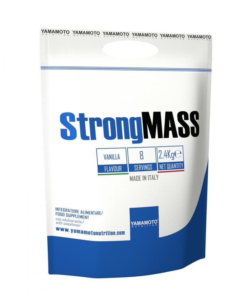 Гейнер для набора массы Yamamoto nutrition Strong MASS (2400 г) ямамото Vanilla,  ml, Yamamoto Nutrition. Gainer. Mass Gain Energy & Endurance recovery 