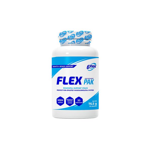 Для суставов и связок 6PAK Nutrition Flex Pak, 90 капсул,  мл, 6PAK Nutrition. Хондропротекторы. Поддержание здоровья Укрепление суставов и связок 