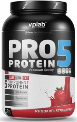 Pro 5 Protein, 1200 g, VP Lab. Mezcla de proteínas. 
