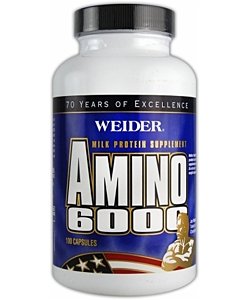 Amino 6000, 100 piezas, Weider. Complejo de aminoácidos. 
