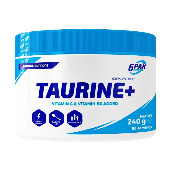 Аминокислота 6PAK Nutrition Taurine+, 240 грамм,  мл, 6PAK Nutrition. Аминокислоты. 
