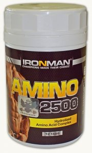 Amino 2500, 72 piezas, Ironman. Complejo de aminoácidos. 