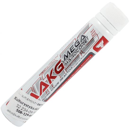 AAKG Mega Hardcore Shot, 25 ml, Trec Nutrition. Arginine. स्वास्थ्य लाभ Immunity enhancement Muscle pumping Antioxidant properties Lowering cholesterol Nitric oxide donor 