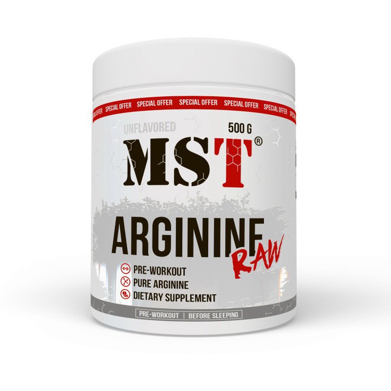 MST Nutrition Л-Аргинин MST Arginine HCL 500 грамм, , 