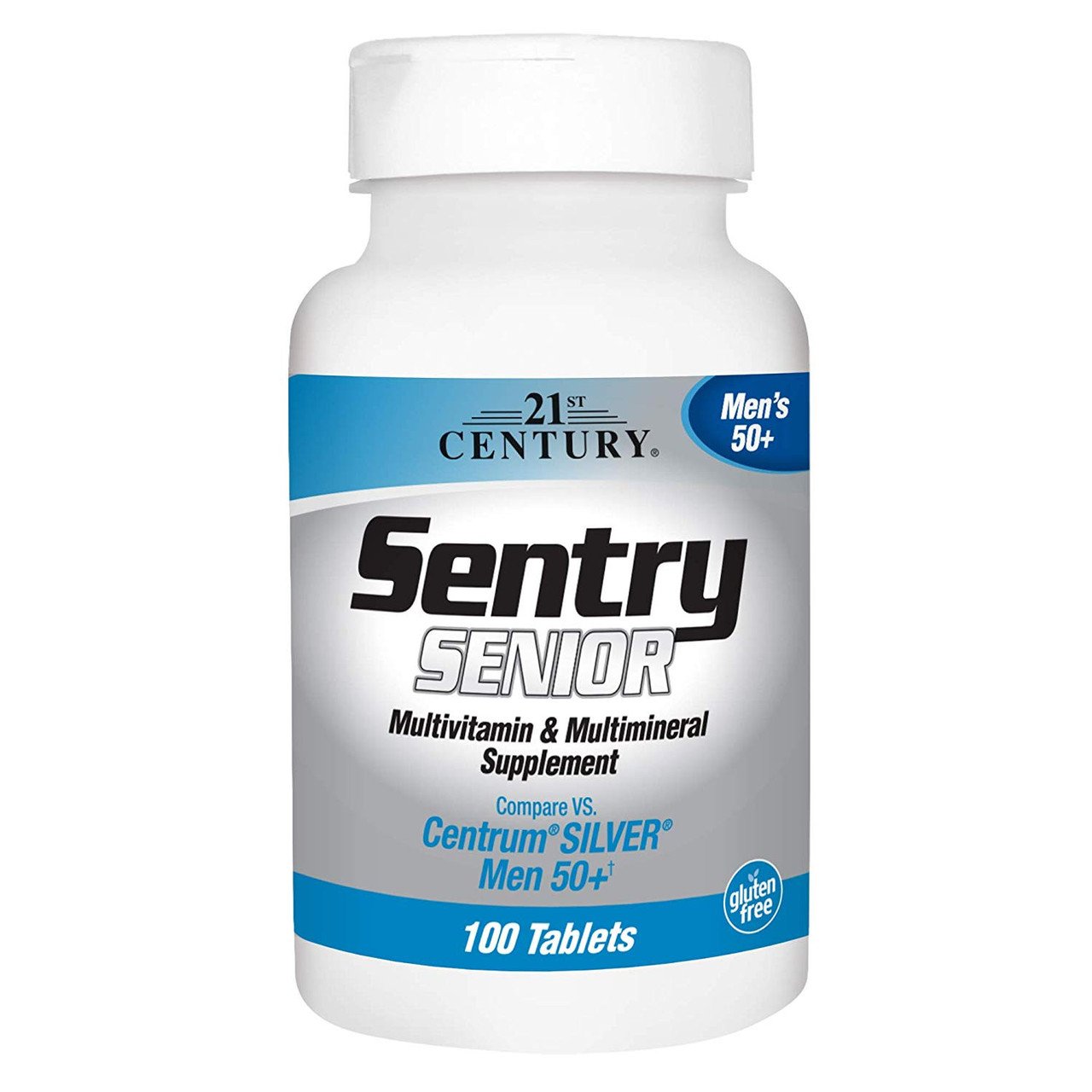 Витамины для мужчин 21st Century Sentry Senior Men`s 50+ (100 таб)  21 век центури,  мл, 21st Century. Витамины и минералы. Поддержание здоровья Укрепление иммунитета 
