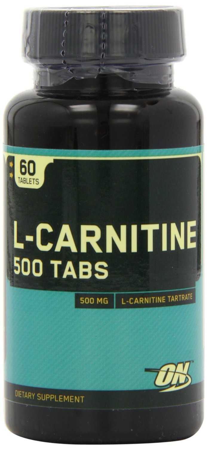 L-Carnitine 500 tabs, 60 piezas, Optimum Nutrition. L-carnitina. Weight Loss General Health Detoxification Stress resistance Lowering cholesterol Antioxidant properties 
