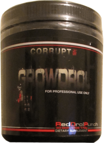 GrowDrol Pre Workout, 360 г, Corrupt Pharmaceuticals. Предтренировочный комплекс. Энергия и выносливость 