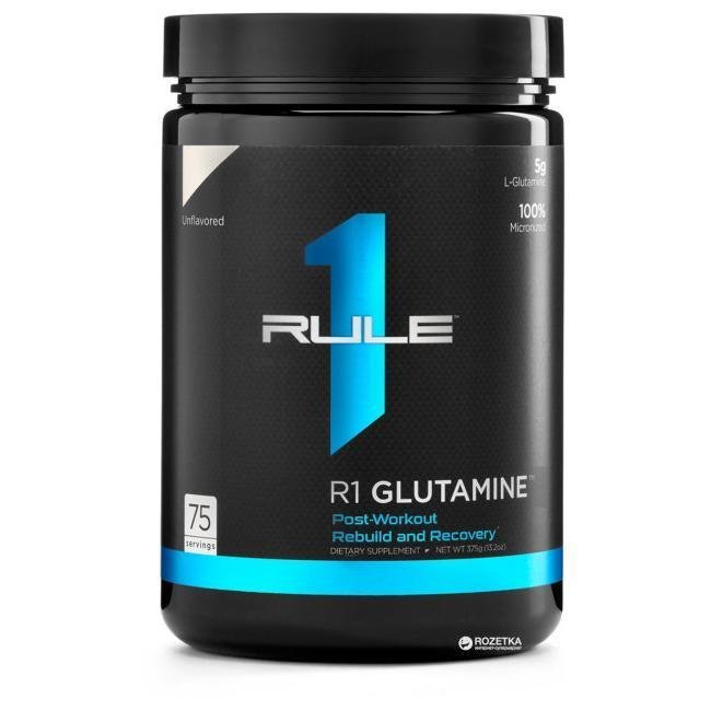 R1 Glutamine 750 г - Unflavored,  мл, Rule One Proteins. Глютамин. Набор массы Восстановление Антикатаболические свойства 