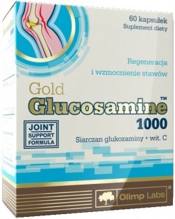 Gold Glucosamine 1000 , 60 шт, Olimp Labs. Глюкозамин. Поддержание здоровья Укрепление суставов и связок 