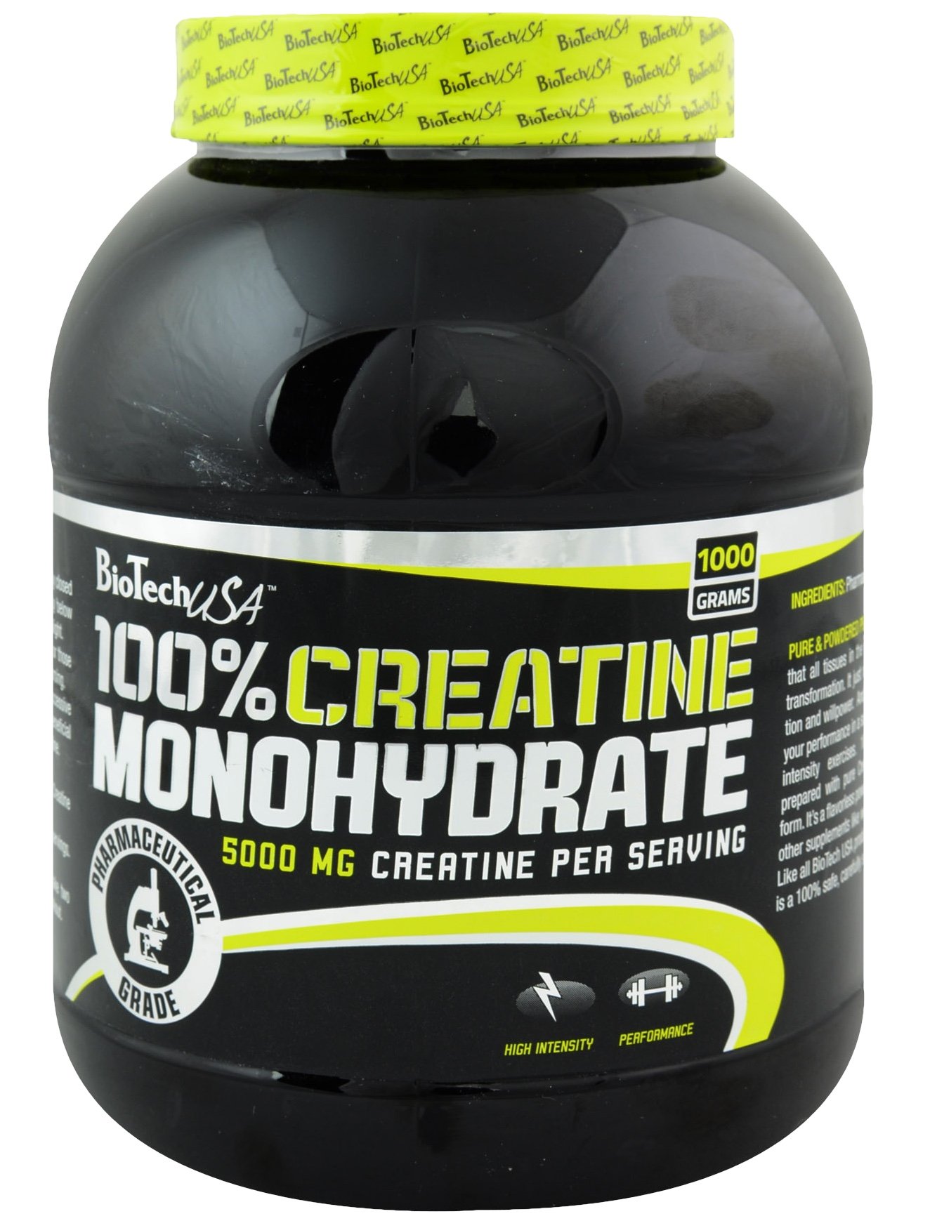 100% Creatine, 1000 g, BioTech. Creatine monohydrate. Mass Gain Energy & Endurance Strength enhancement 