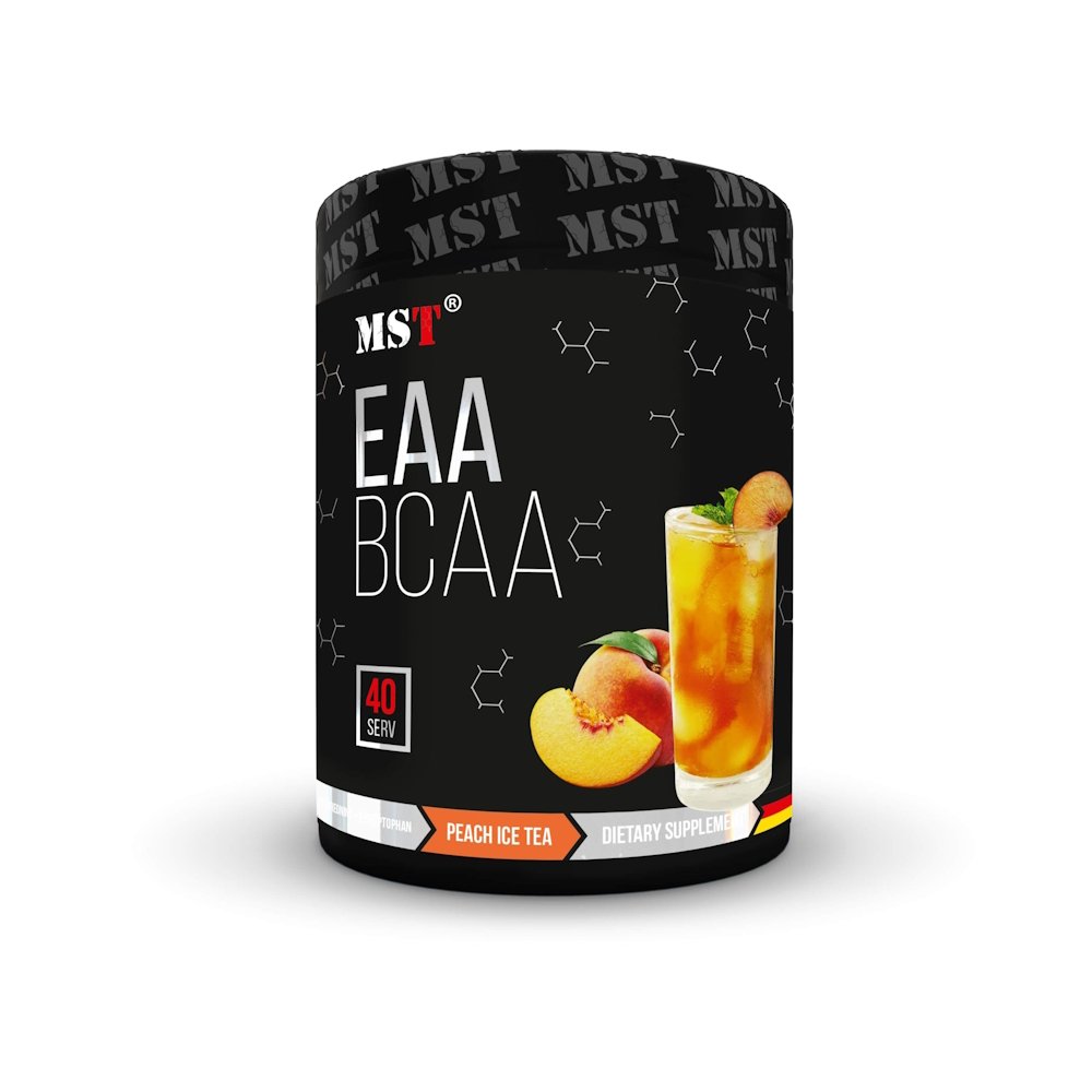 Аминокислота MST BCAA EAA Zero, 520 грамм Персиковый холодный чай,  ml, MST Nutrition. Amino Acids. 