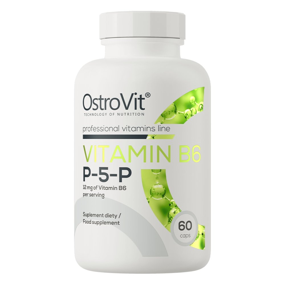 OstroVit Витамины и минералы OstroVit Vitamin B6 P-5-P, 60 капсул, , 