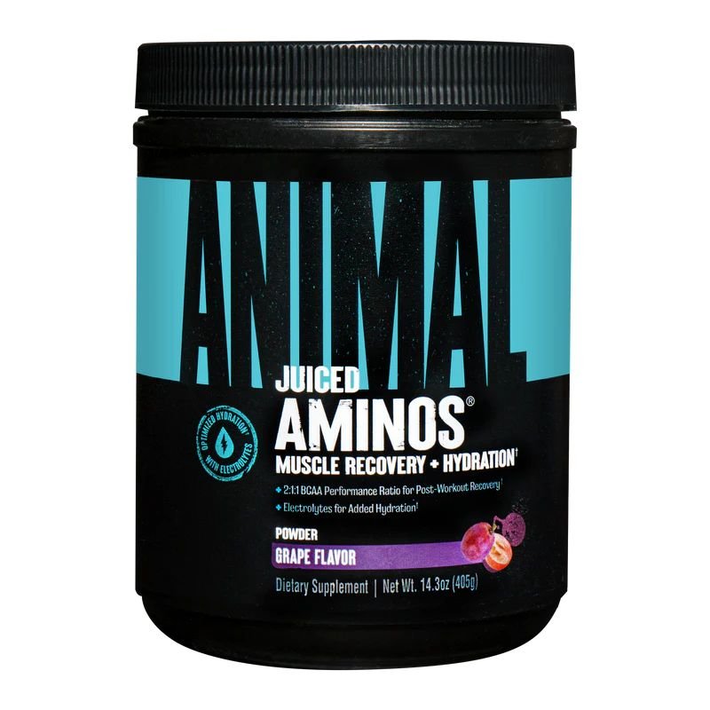 Universal Nutrition Аминокислота Universal Nutrition Animal Juiced Aminos, 30 порций Виноград (405 грамм), , 400 г