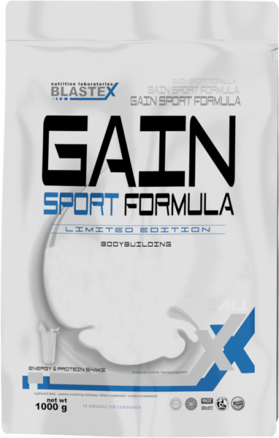 Blastex Гейнер для набора массы Blastex Gain Sport Formula 1000 грамм Ванильный крем, , 
