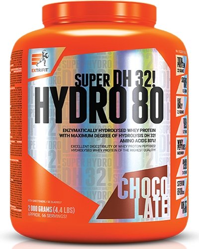 Super Hydro 80 DH32, 2000 g, EXTRIFIT. Whey hydrolyzate. Lean muscle mass Weight Loss recovery Anti-catabolic properties 