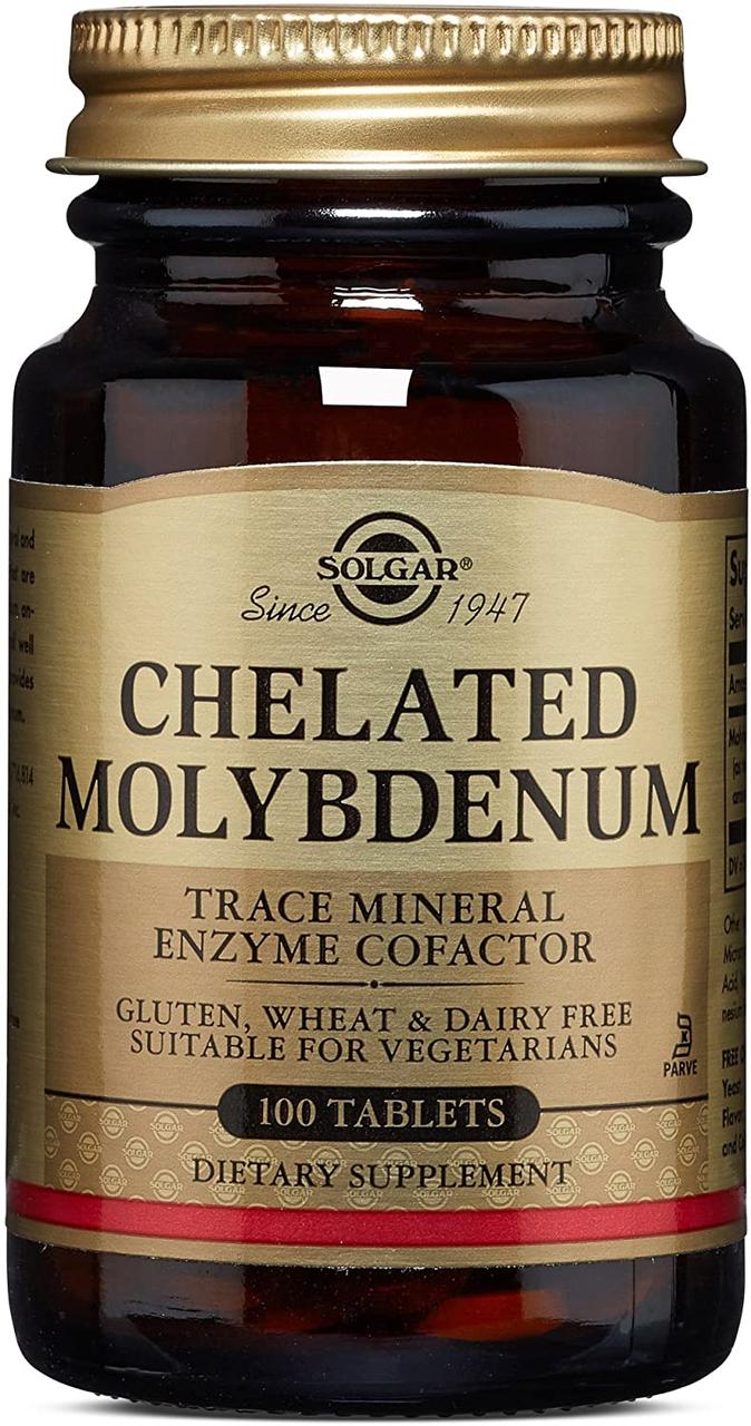 Solgar Chelated Molybdenum 100 Tabs,  ml, Solgar. Special supplements. 