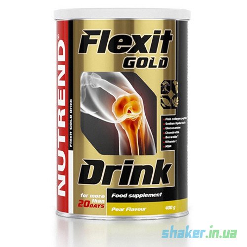 Хондропротектор Nutrend Flexit Gold Drink (400 г) нутренд blackcurrant,  ml, Nutrend. For joints and ligaments. General Health Ligament and Joint strengthening 