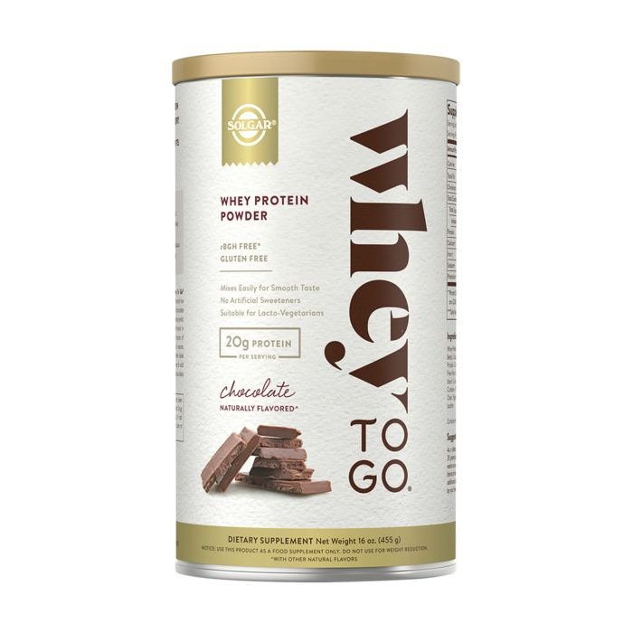 Solgar Протеин Solgar Whey To Go Whey Protein Powder, 454 грамм Шоколад, , 454 грамм
