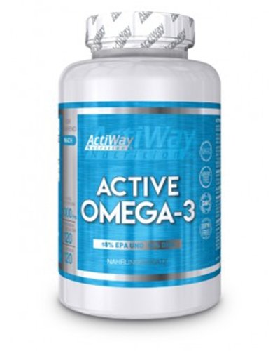 Active Omega-3, 120 pcs, ActiWay Nutrition. Omega 3 (Fish Oil). General Health Ligament and Joint strengthening Skin health CVD Prevention Anti-inflammatory properties 