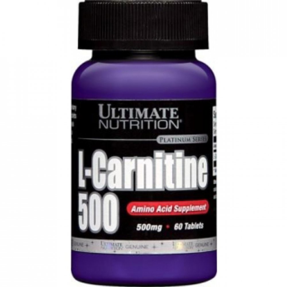 L - Carnitine, 60 шт, Ultimate Nutrition. L-карнитин. Снижение веса Поддержание здоровья Детоксикация Стрессоустойчивость Снижение холестерина Антиоксидантные свойства 