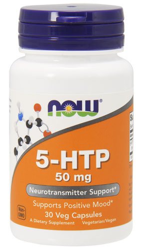 NOW 5-HTP 50 mg  30 капс Без вкуса,  мл, Now. 5-HTP. 