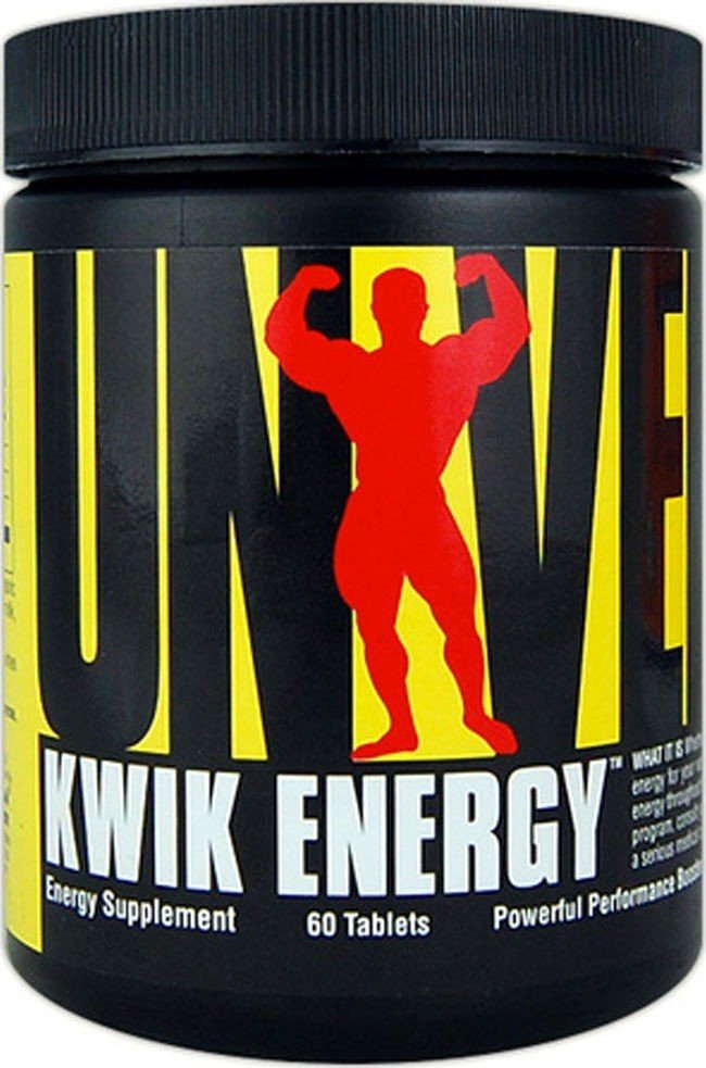 Kwik Energy, 60 шт, Universal Nutrition. Энергетик. Энергия и выносливость 