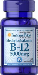 Vitamin B-12 500 mcg, 30 pcs, Puritan's Pride. Vitamin B. General Health 