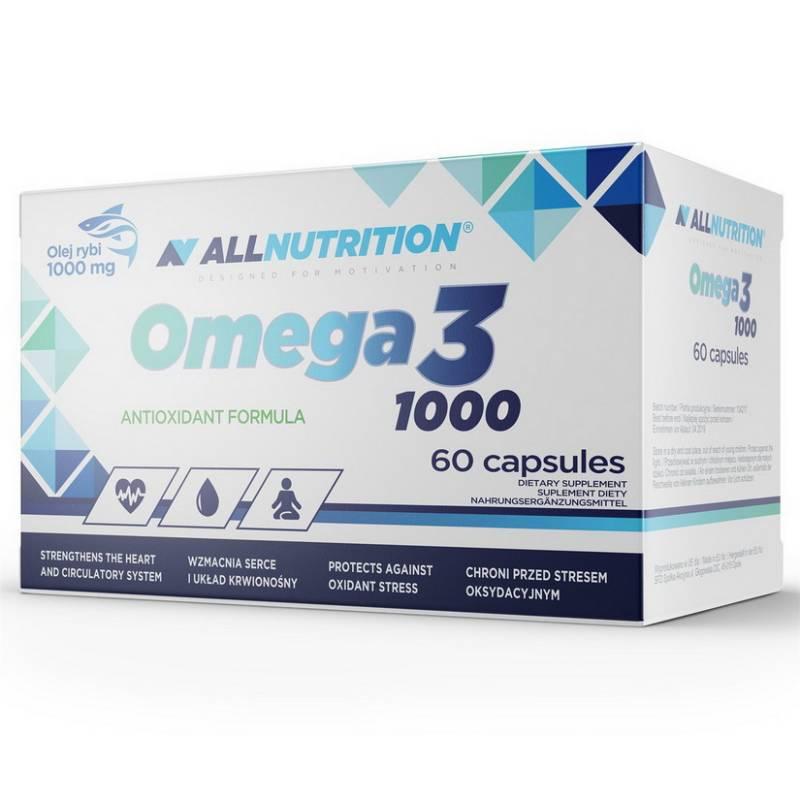AllNutrition Омега 3 AllNutrition Omega 3 1000 60 капсул, , 