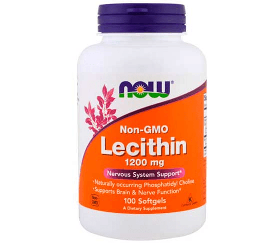 Lecithin 1200 mg NOW Foods 100 Softgels,  мл, Now. Спец препараты. 
