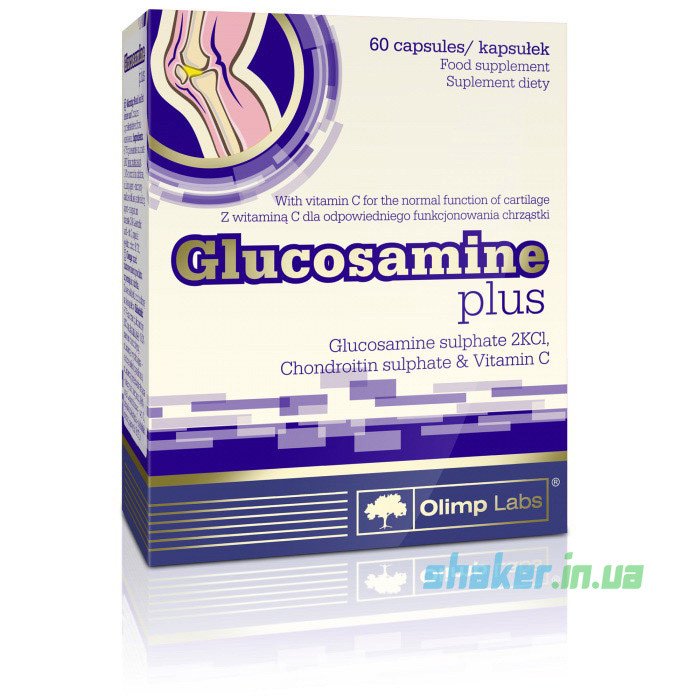 Глюкозамин Olimp Glucosamine Plus (60 капс) олимп,  мл, Olimp Labs. Глюкозамин. Поддержание здоровья Укрепление суставов и связок 