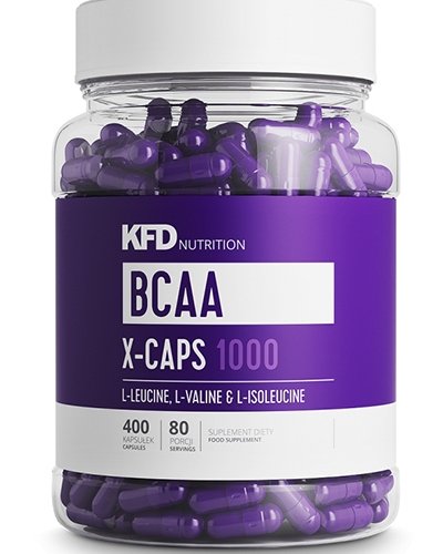 BCAA X-Caps, 400 piezas, KFD Nutrition. BCAA. Weight Loss recuperación Anti-catabolic properties Lean muscle mass 