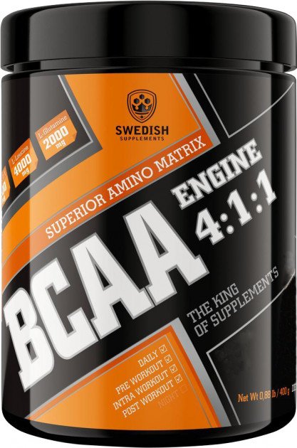 BCAA 4:1:1, 400 мл, Swedish Supplements. BCAA. Снижение веса Восстановление Антикатаболические свойства Сухая мышечная масса 