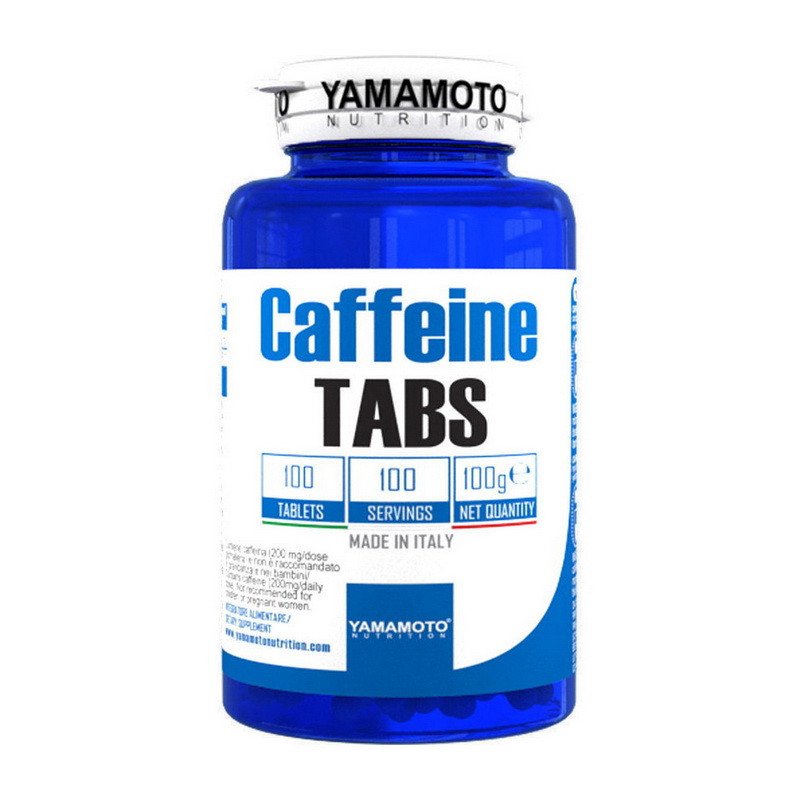 Yamamoto Nutrition Кофеин Yamamoto nutrition Caffeine 200 mg Tabs 100 таблеток, , 