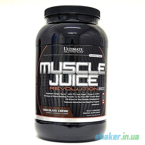 Ultimate Nutrition Гейнер для набора массы Ultimate Nutrition Muscle Juice Revolution (2,1 кг) ультимейт масл джус cookies and cream, , 2.1 